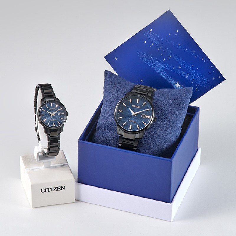 CITIZEN 星辰-PAIR對錶-EW2595-81L-29.20mm