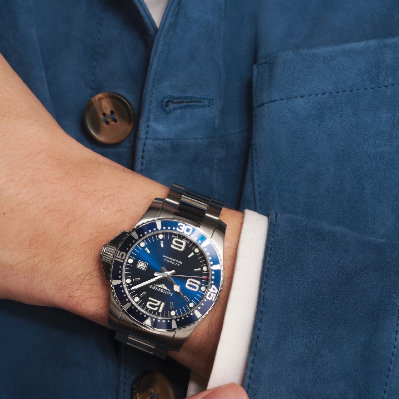 LONGINES浪琴-HydroConquest深海征服者系列-L38414966-44.00mm 