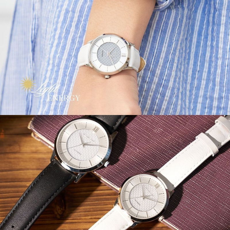 RELAX TIME-太陽能系列-時尚對錶 -黑白 (RT-108S-1M+RT-108S-1L) -42+36mm