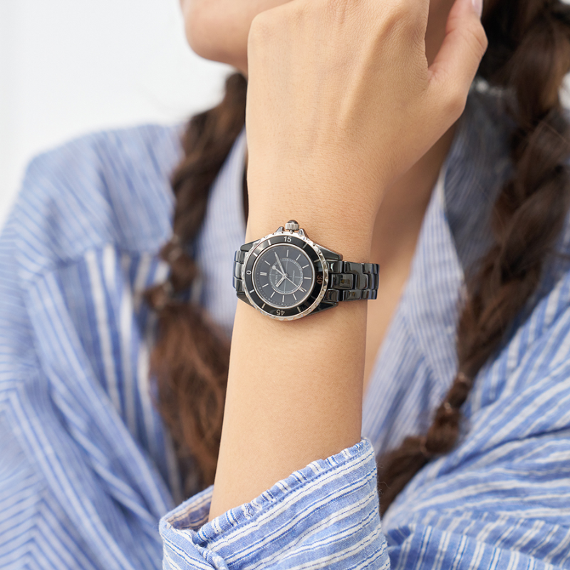 RELAX TIME-經典陶瓷系列-黑銀 (RT-107S-3B)-34mm