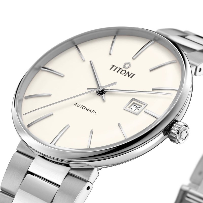 TITONI 瑞士梅花錶-AIRMASTER空中霸王系列 - 83627 S-606 - 42mm