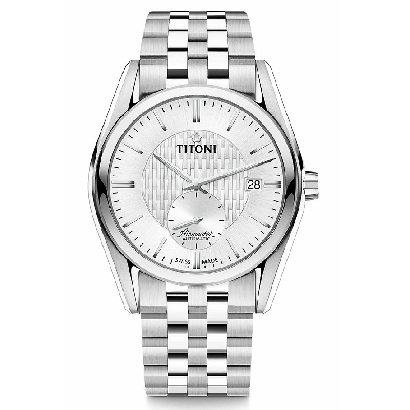 TITONI 瑞士梅花錶-AIRMASTER空中霸王系列 - 83709 S-500 - 40mm