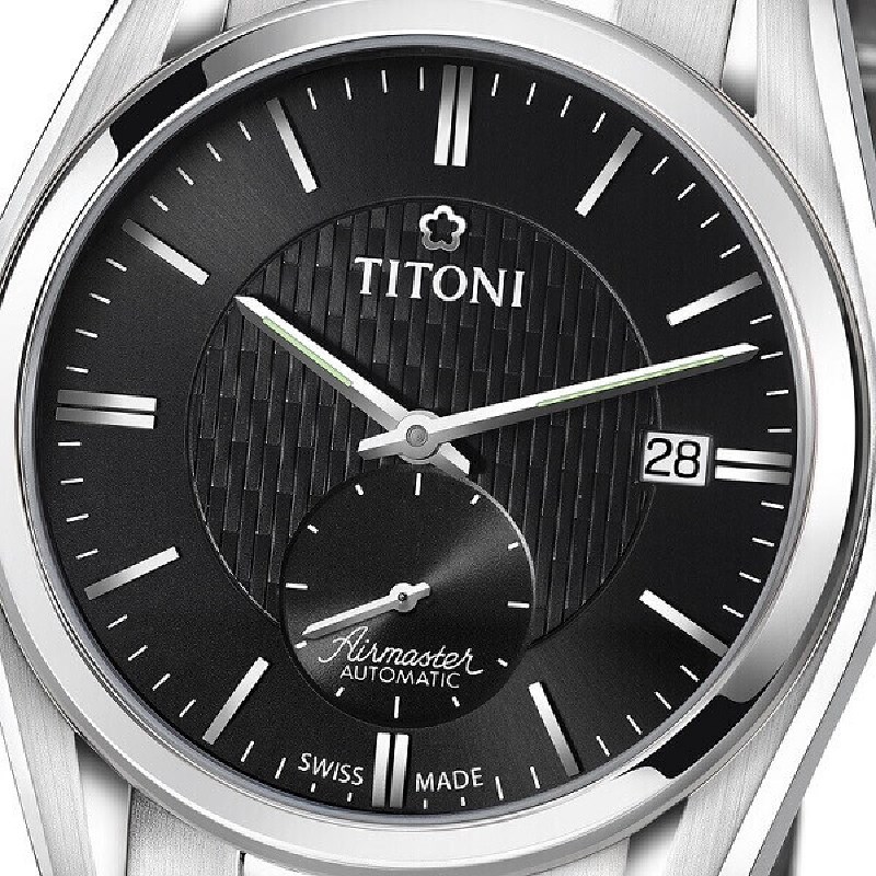 TITONI 瑞士梅花錶-AIRMASTER空中霸王系列 - 83709 S-501 - 40mm