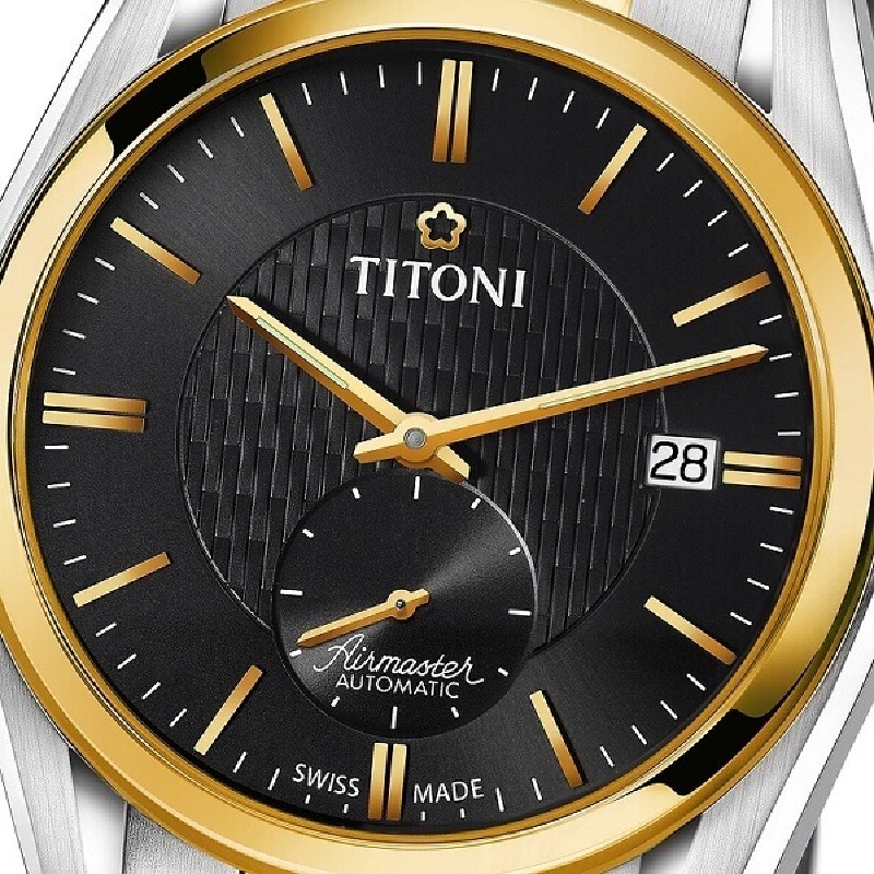 TITONI 瑞士梅花錶-AIRMASTER空中霸王系列 - 83709 SY-501 - 40mm