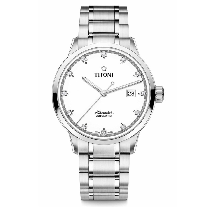 TITONI 瑞士梅花錶-AIRMASTER空中霸王系列 - 83733 S-556 - 40mm
