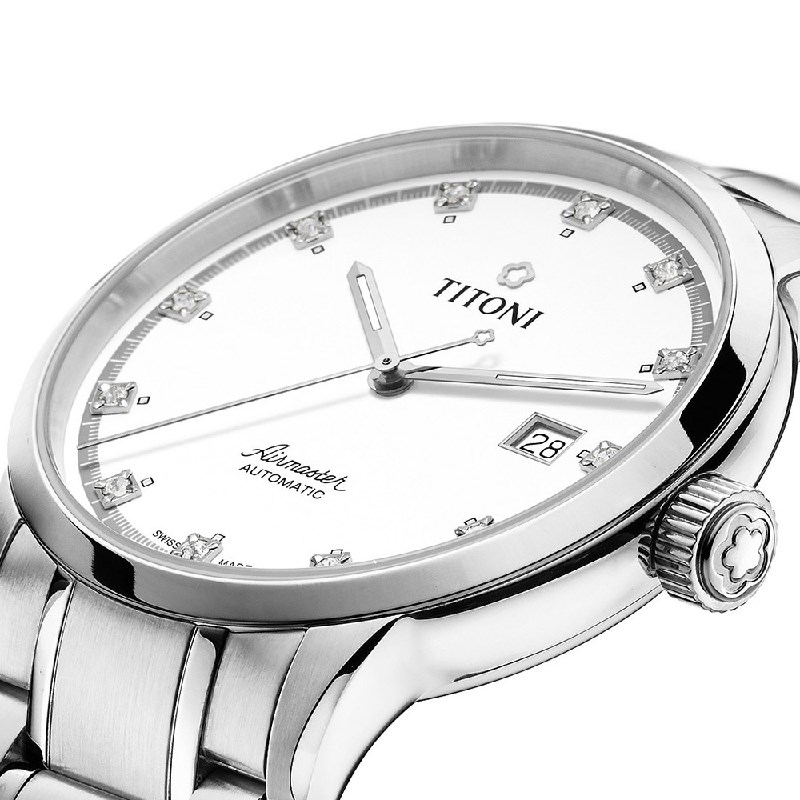 TITONI 瑞士梅花錶-AIRMASTER空中霸王系列 - 83733 S-556 - 40mm