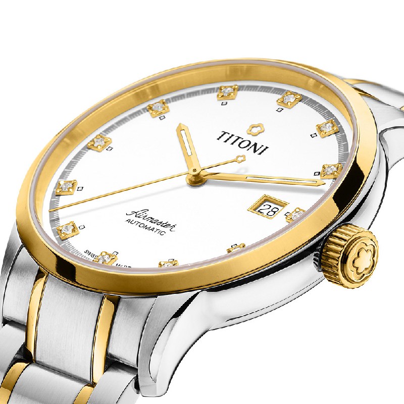 TITONI 瑞士梅花錶-AIRMASTER空中霸王系列 - 83733 SY-556 - 40mm