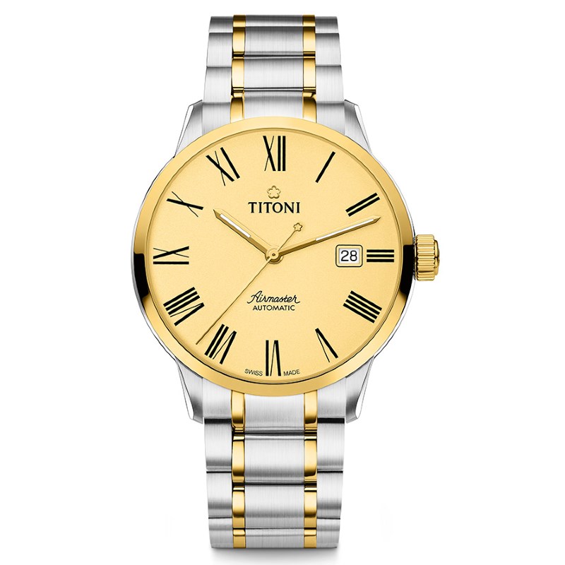 TITONI 瑞士梅花錶-AIRMASTER空中霸王系列 - 83733 SY-620 - 40mm