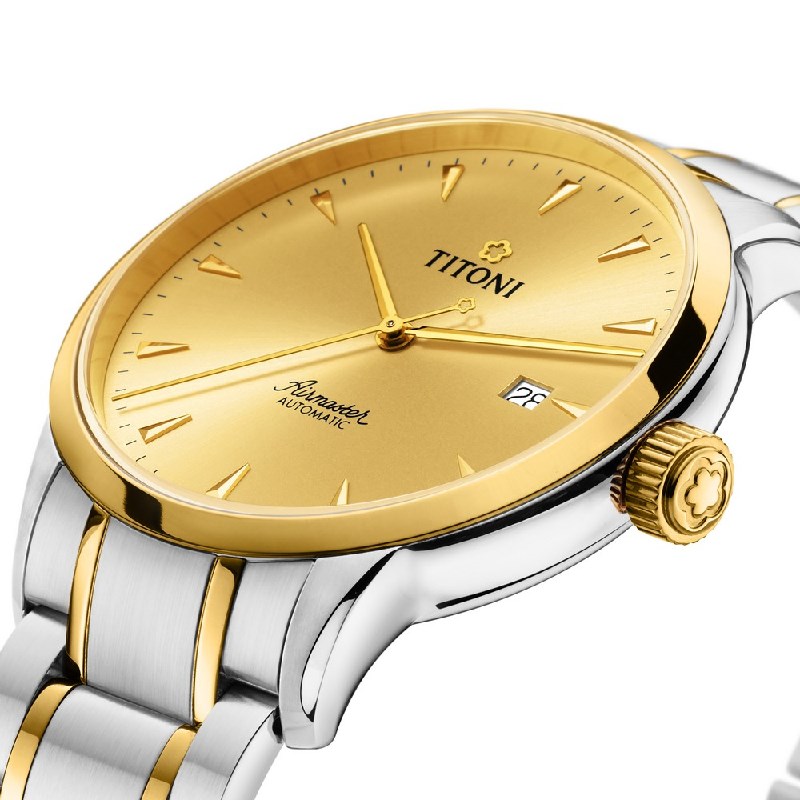TITONI 瑞士梅花錶-AIRMASTER空中霸王系列 - 83733 SY-651 - 40mm