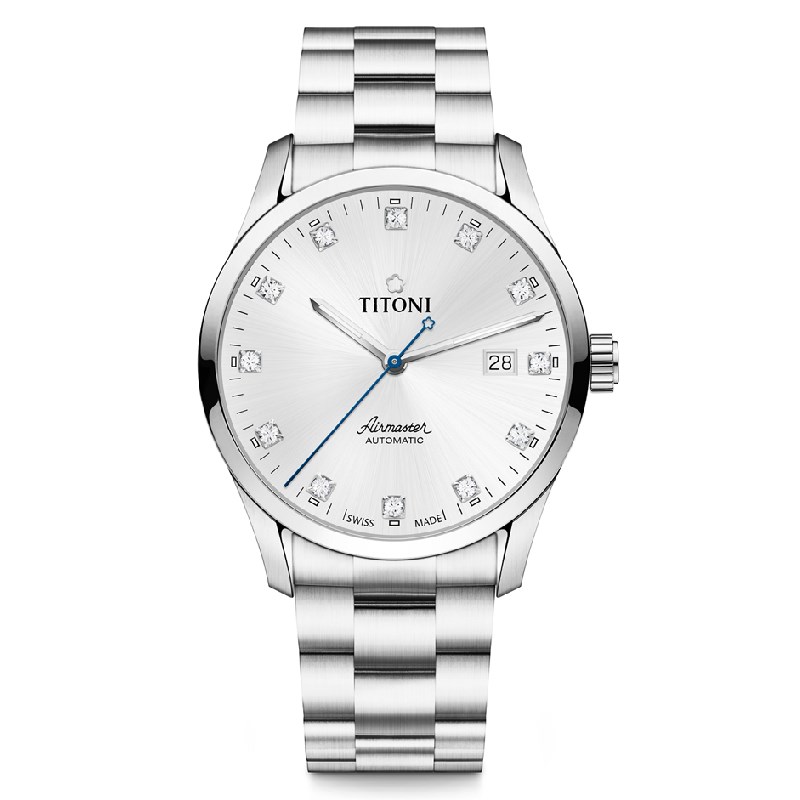 TITONI 瑞士梅花錶-AIRMASTER空中霸王系列 - 83743 S-581 - 39mm