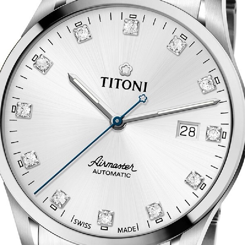 TITONI 瑞士梅花錶-AIRMASTER空中霸王系列 - 83743 S-581 - 39mm