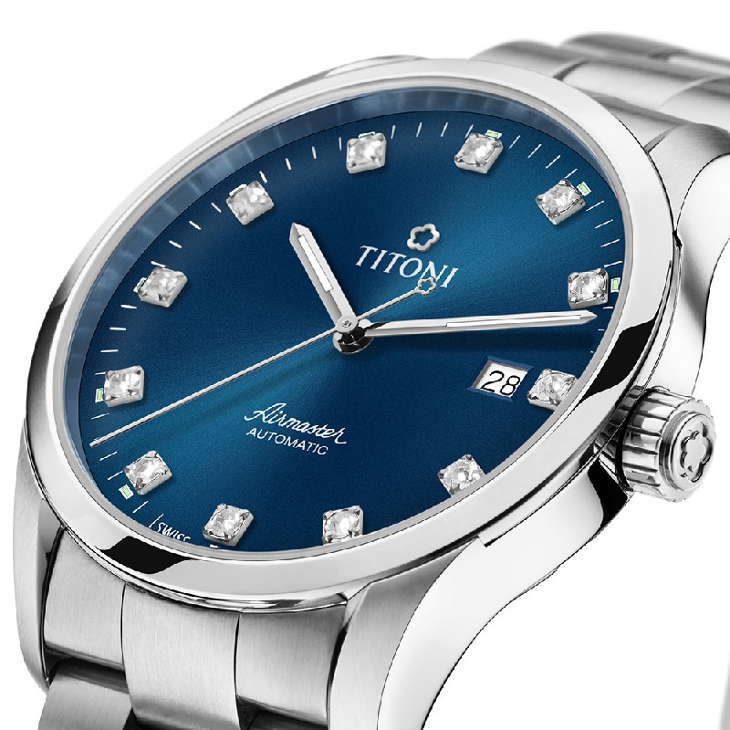 TITONI 瑞士梅花錶-AIRMASTER空中霸王系列 - 83743 S-656 - 39mm
