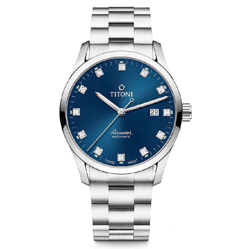 TITONI 瑞士梅花錶-AIRMASTER空中霸王系列 - 83743 S-656 - 39mm