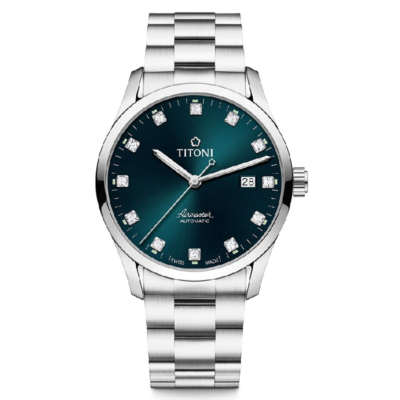 TITONI 瑞士梅花錶-AIRMASTER空中霸王系列 - 83743 S-682 - 39mm