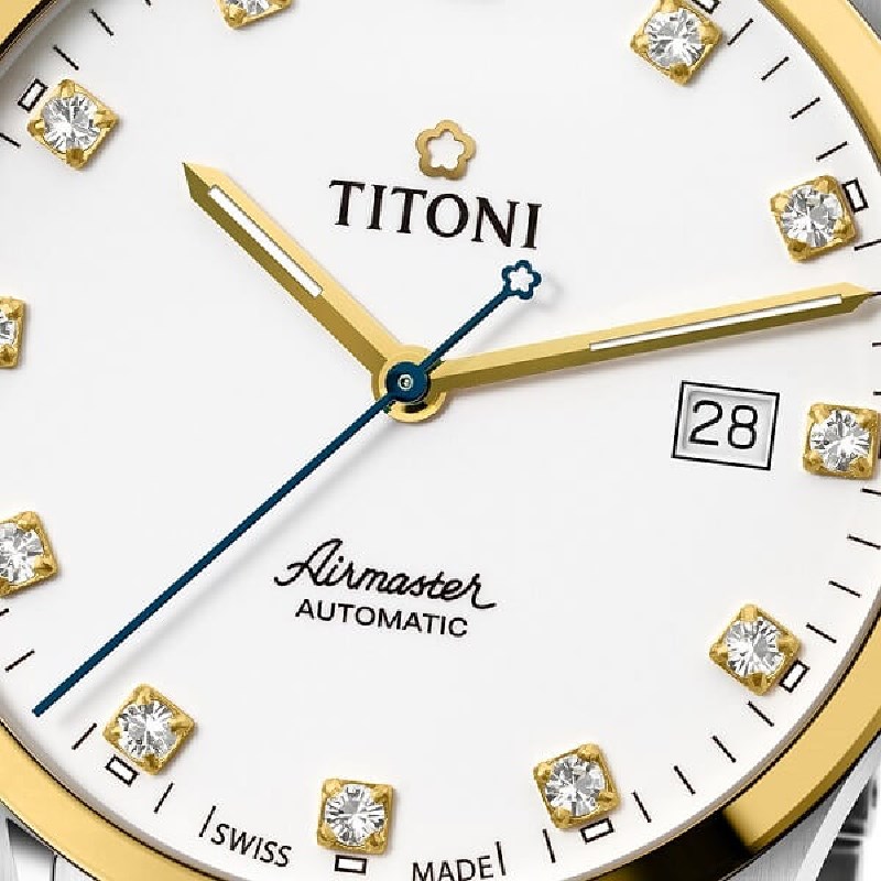 TITONI 瑞士梅花錶-AIRMASTER空中霸王系列 - 83743 SY-582 - 39mm