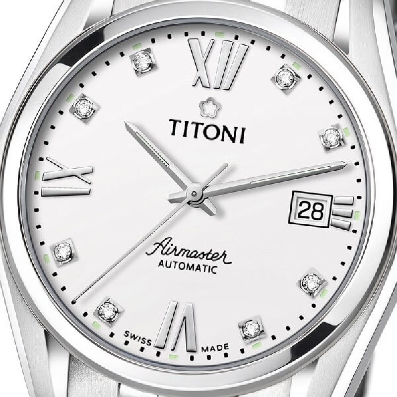 TITONI 瑞士梅花錶-AIRMASTER空中霸王系列 - 83909 S-063 - 38.5mm