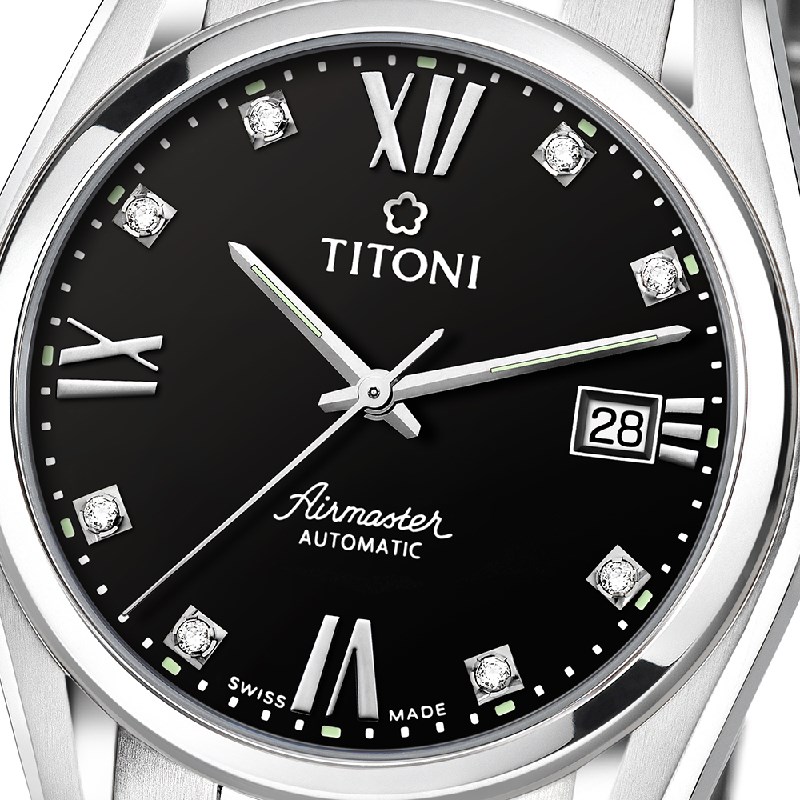 TITONI 瑞士梅花錶-AIRMASTER空中霸王系列 - 83909 S-354 - 38.5mm