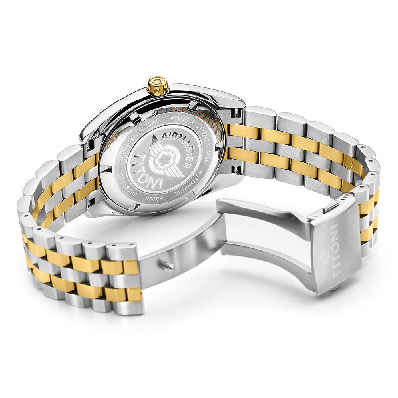 TITONI 瑞士梅花錶-AIRMASTER空中霸王系列 - 83909 SY-064 - 38.5mm