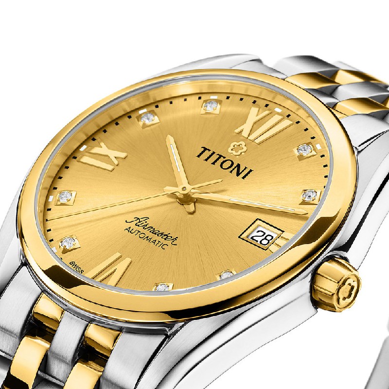 TITONI 瑞士梅花錶-AIRMASTER空中霸王系列 - 83909 SY-064 - 38.5mm