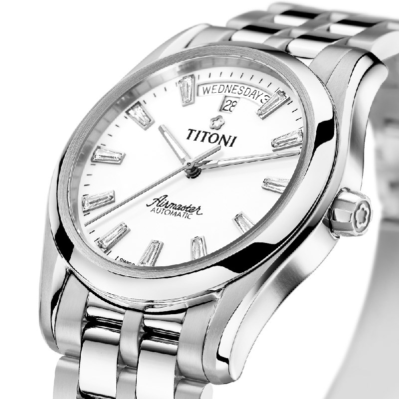 TITONI 瑞士梅花錶-AIRMASTER空中霸王系列 - 93808 S-617 - 39mm