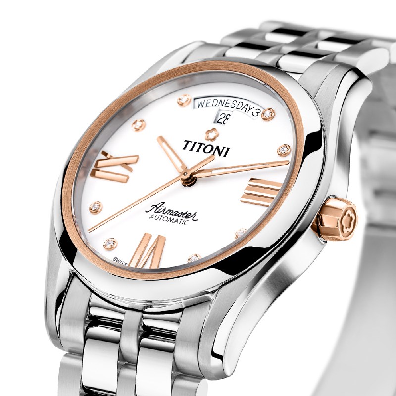 TITONI 瑞士梅花錶-AIRMASTER空中霸王系列 - 93808 SRG-616 - 39mm