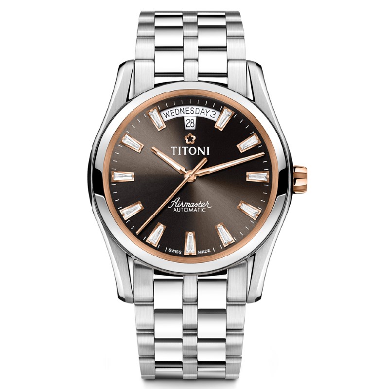 TITONI 瑞士梅花錶-AIRMASTER空中霸王系列 - 93808 SRG-618 - 39mm