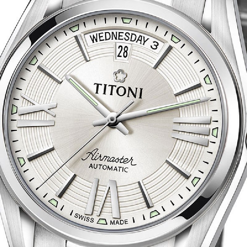 TITONI 瑞士梅花錶-AIRMASTER空中霸王系列 - 93909 S-342 - 40mm