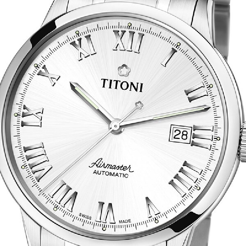 TITONI 瑞士梅花錶-AIRMASTER空中霸王系列 - 83733 S-561 - 40mm