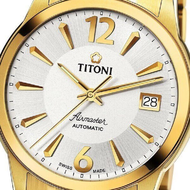 TITONI 瑞士梅花錶-AIRMASTER空中霸王系列 - 83933 G-323 - 37.8mm
