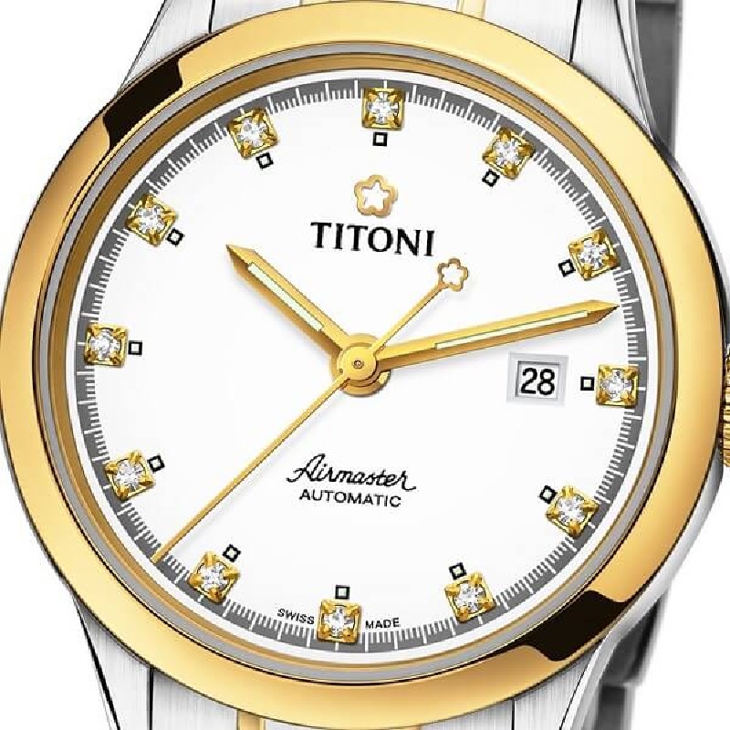 TITONI 瑞士梅花錶-AIRMASTER空中霸王系列 - 23733 SY-556 - 29mm