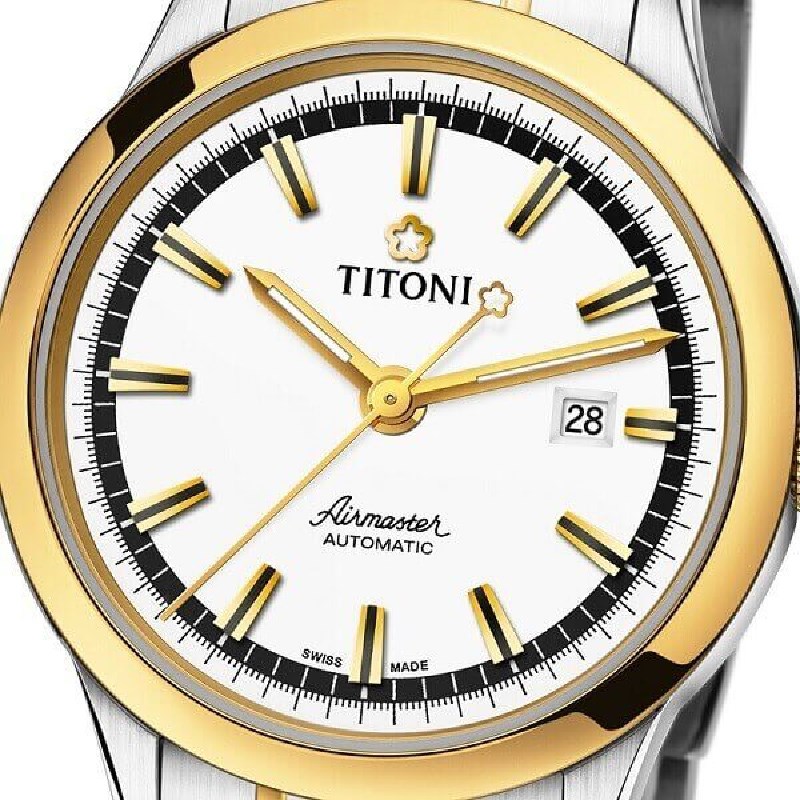 TITONI 瑞士梅花錶-AIRMASTER空中霸王系列 - 23733 SY-559 - 29mm