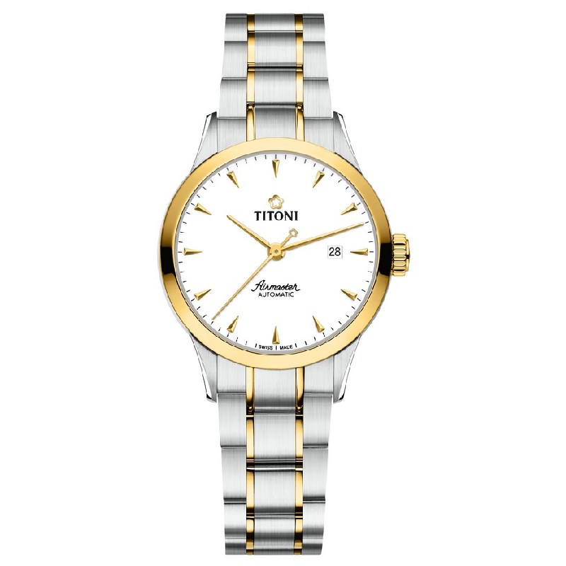 TITONI 瑞士梅花錶-AIRMASTER空中霸王系列 - 23733 SY-583 - 29mm