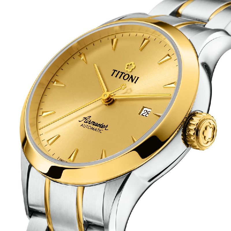 TITONI 瑞士梅花錶-AIRMASTER空中霸王系列 - 23733 SY-651 - 29mm