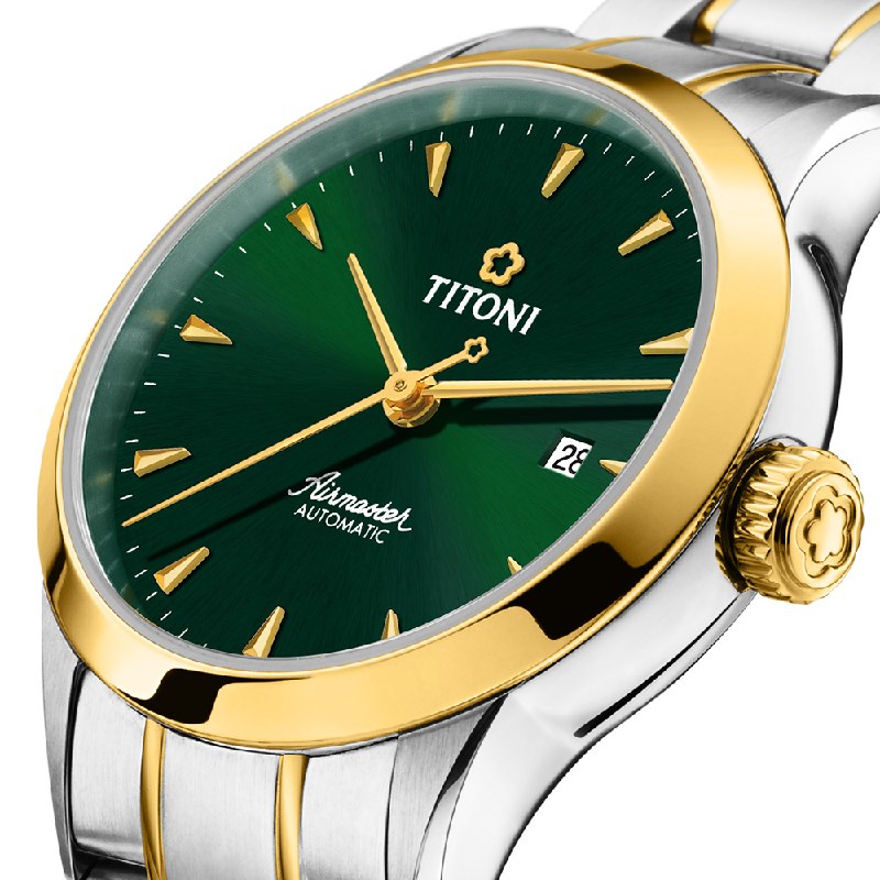 TITONI 瑞士梅花錶-AIRMASTER空中霸王系列 - 23733 SY-673 - 29mm