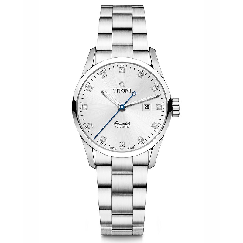 TITONI 瑞士梅花錶-AIRMASTER空中霸王系列 - 23743 S-581 - 29mm