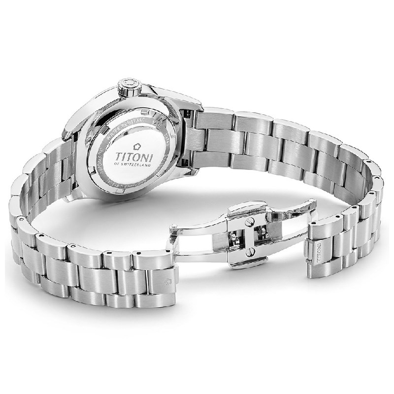 TITONI 瑞士梅花錶-AIRMASTER空中霸王系列 - 23743 S-682 - 29mm