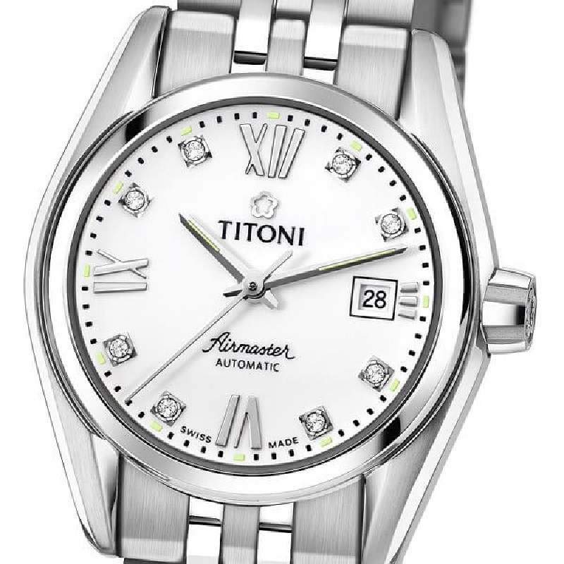 TITONI 瑞士梅花錶-AIRMASTER空中霸王系列 - 23909 S-063 - 27mm