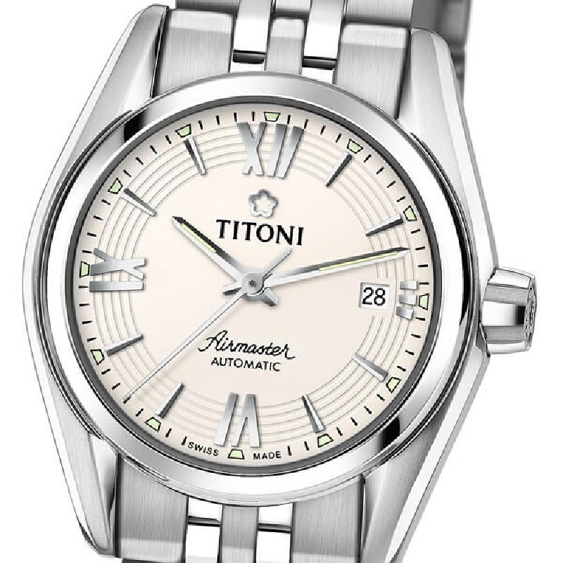 TITONI 瑞士梅花錶-AIRMASTER空中霸王系列 - 23909 S-342 - 27mm