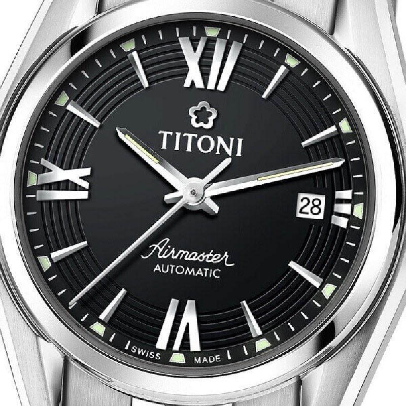 TITONI 瑞士梅花錶-AIRMASTER空中霸王系列 - 23909 S-343 - 27mm