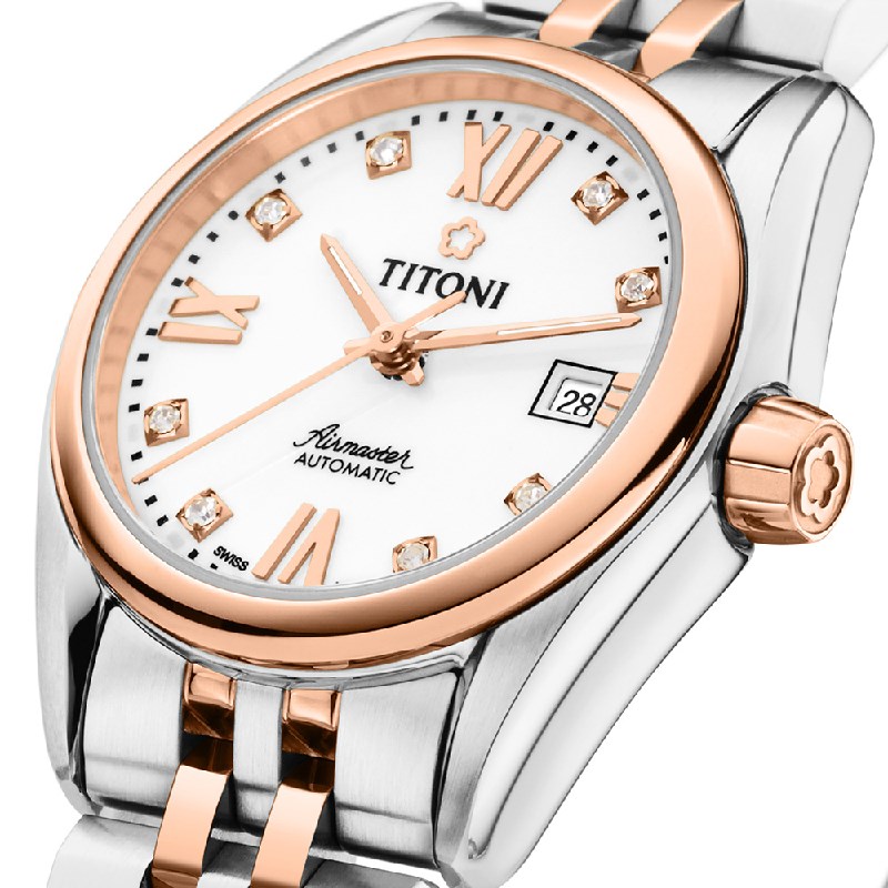 TITONI 瑞士梅花錶-AIRMASTER空中霸王系列 - 23909 SRG-063 - 27mm