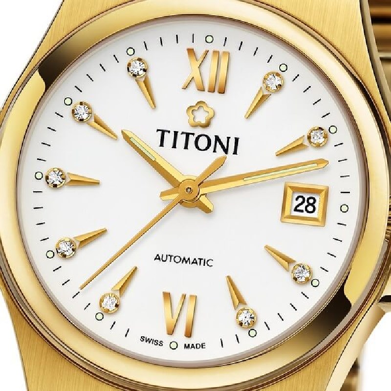 TITONI 瑞士梅花錶 - IMPETUS動力系列 - 23730 G-271 - 27mm
