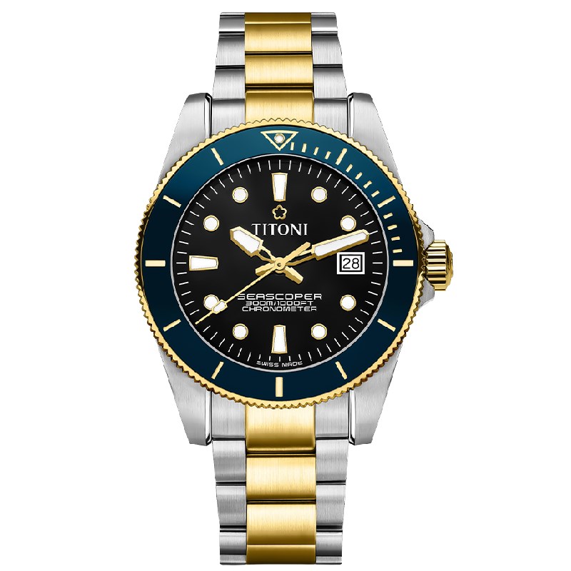 TITONI 瑞士梅花錶 - SEASCOPER海洋探索 - 83300 SY-BE-248 - 42mm