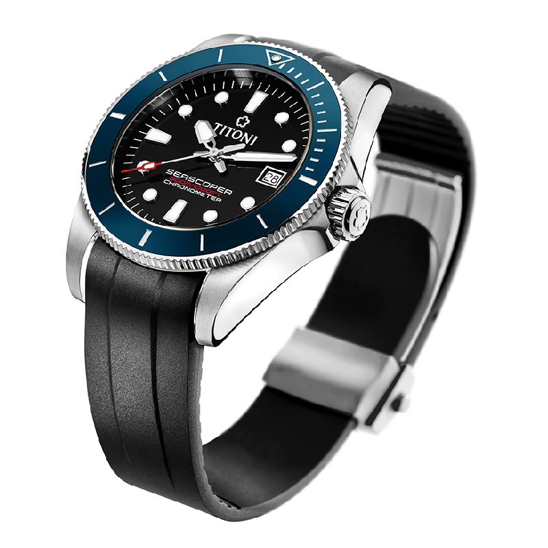 TITONI 瑞士梅花錶 - SEASCOPER海洋探索 - 83300 S-BE-R-706 - 42mm
