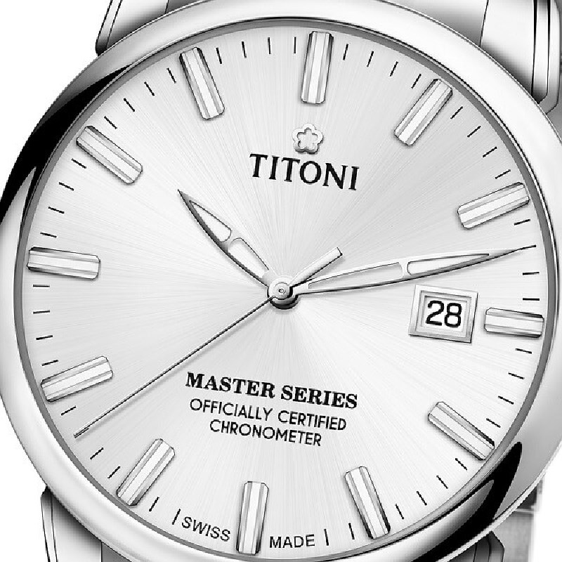 TITONI 瑞士梅花錶 - MASTER_SER.大師系列 - 83188 S-575 - 41mm