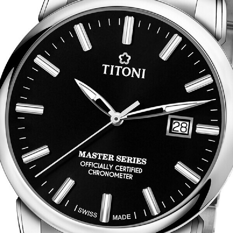 TITONI 瑞士梅花錶 - MASTER_SER.大師系列 - 83188 S-577 - 41mm