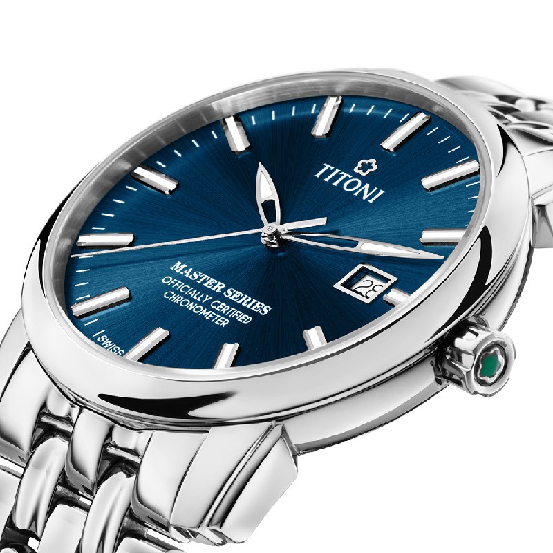 TITONI 瑞士梅花錶 - MASTER_SER.大師系列 - 83188 S-661 - 41mm