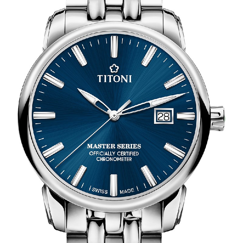 TITONI 瑞士梅花錶 - MASTER_SER.大師系列 - 83188 S-661 - 41mm