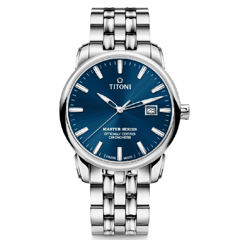 TITONI 瑞士梅花錶 - MASTER_SER.大師系列 - 83188 S-661 - 41mm