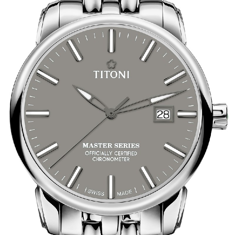 TITONI 瑞士梅花錶 - MASTER_SER.大師系列 - 83188 S-678 - 41mm