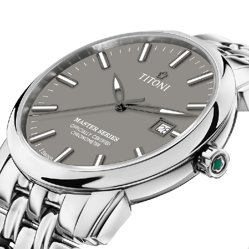 TITONI 瑞士梅花錶 - MASTER_SER.大師系列 - 83188 S-678 - 41mm